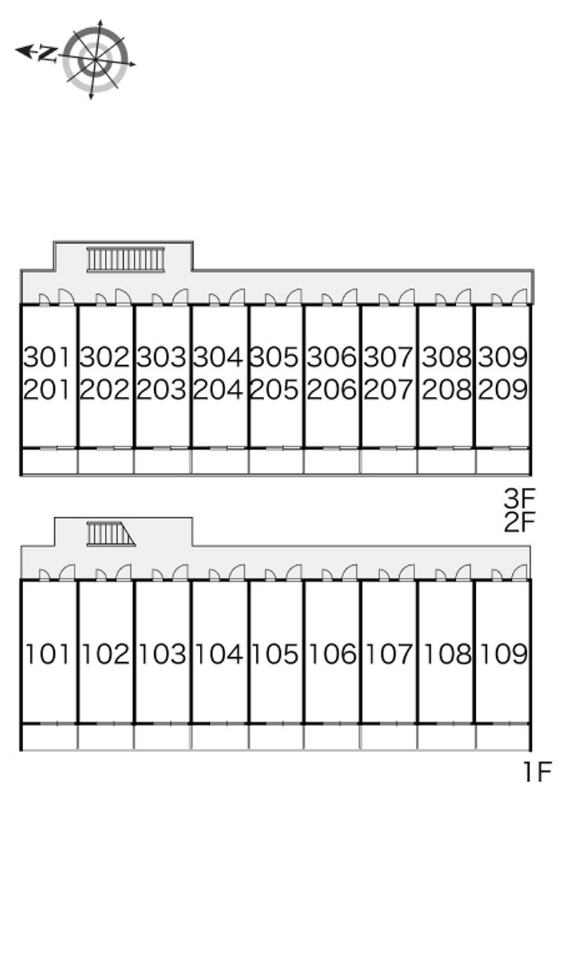 レオパレスユーフォリア 間取り配置図