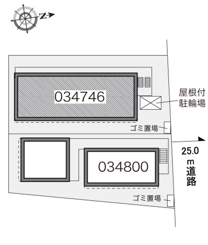 レオパレス川崎大師 配置図