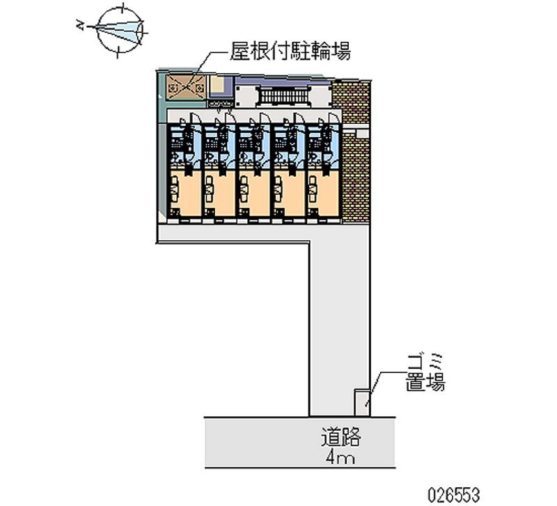 レオパレス千手 区画図