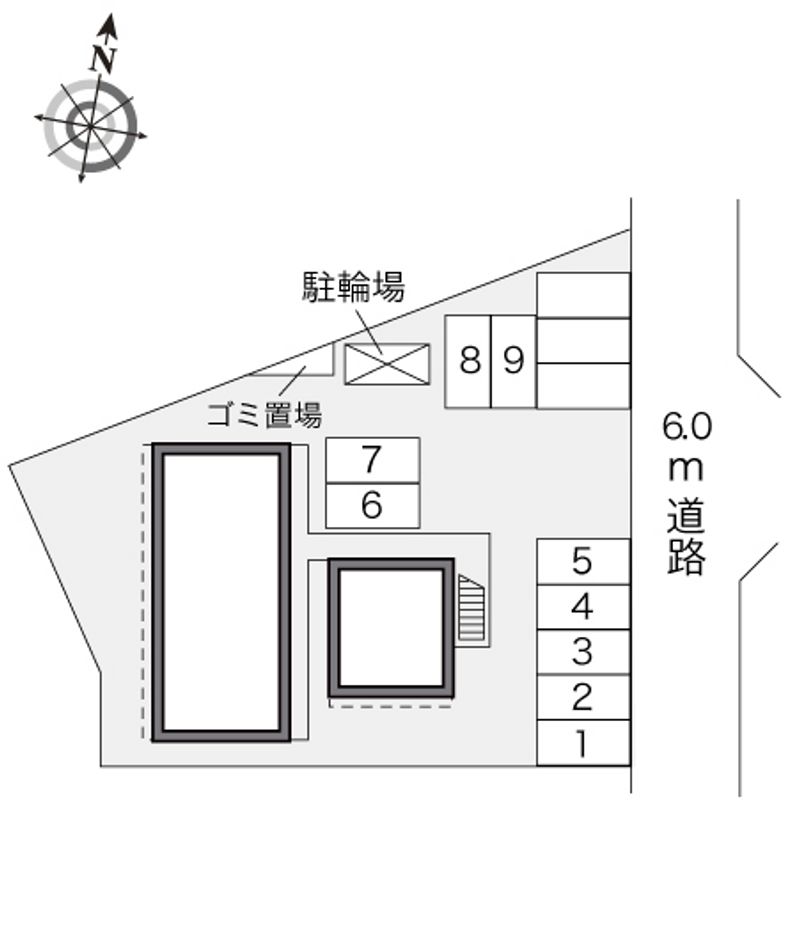 レオパレスフォルテ 配置図