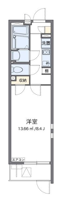 クレイノ大物 間取り図