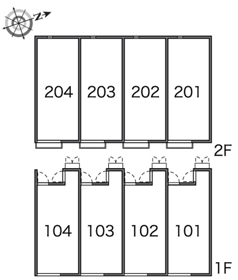 レオネクスト成城壱番館 間取り配置図