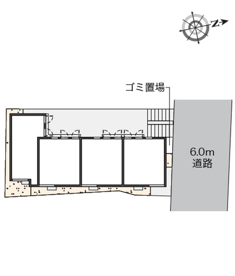 クレイノアミティエ西大井 配置図