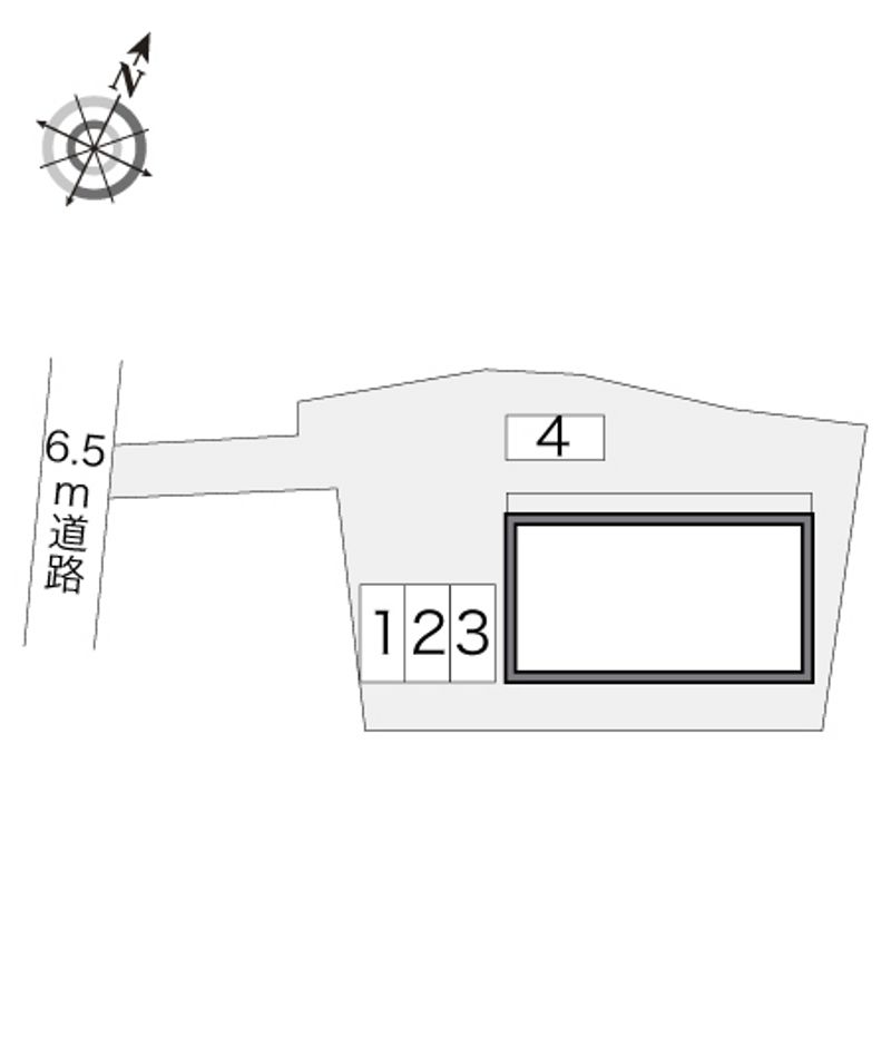 レオパレス松崎Ⅱ 配置図