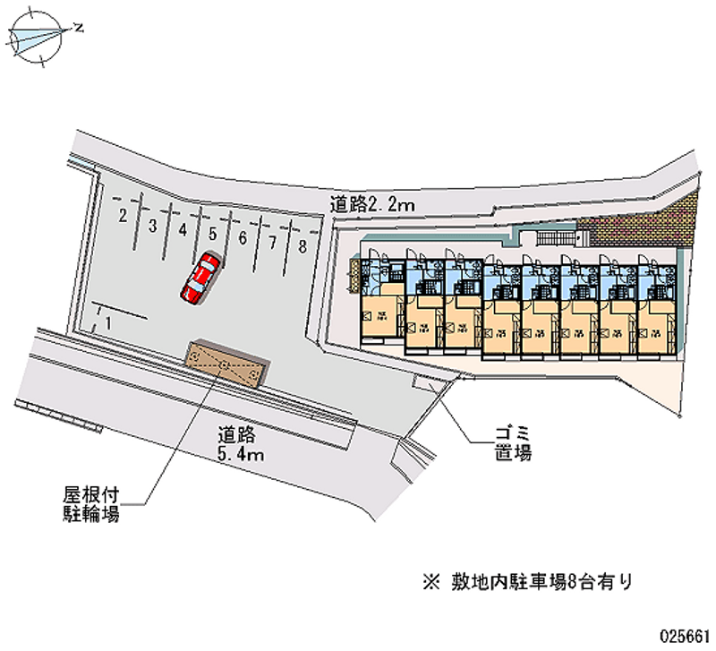 25661 Monthly parking lot