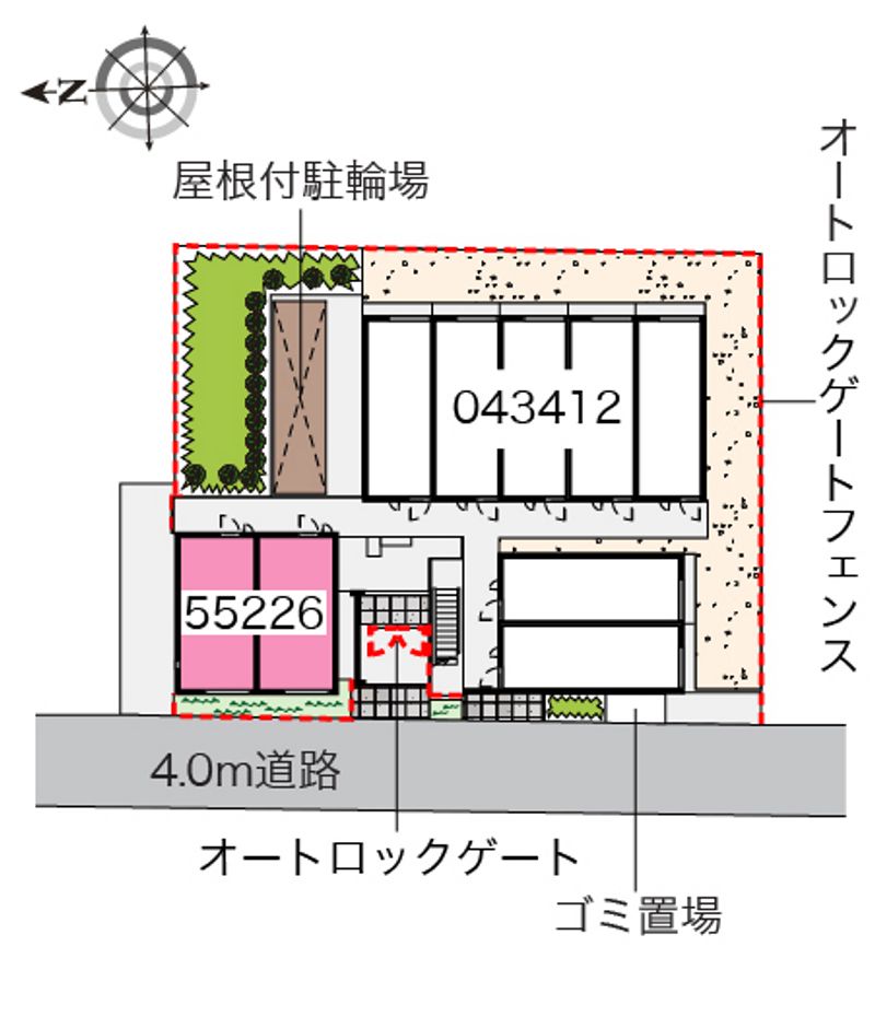 レオネクストハピネス光が丘Ⅱ 配置図