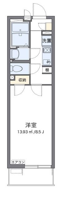 クレイノＬ　ＥＳＴＡＴＥ 間取り図