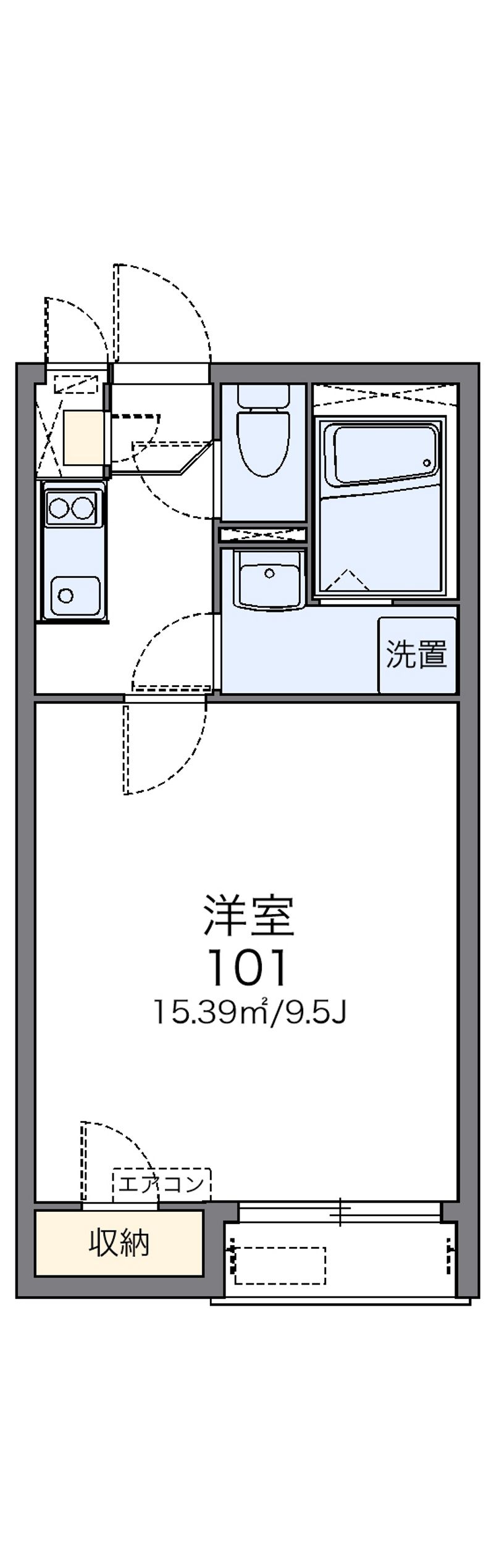 レオネクストサクラフォレスタ 間取図