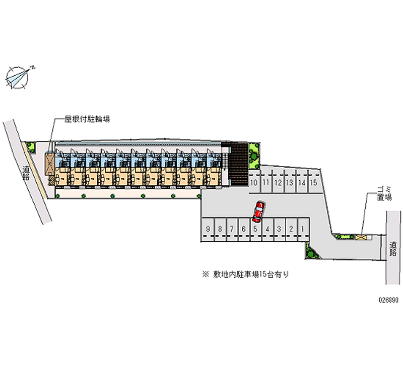 26890 bãi đậu xe hàng tháng