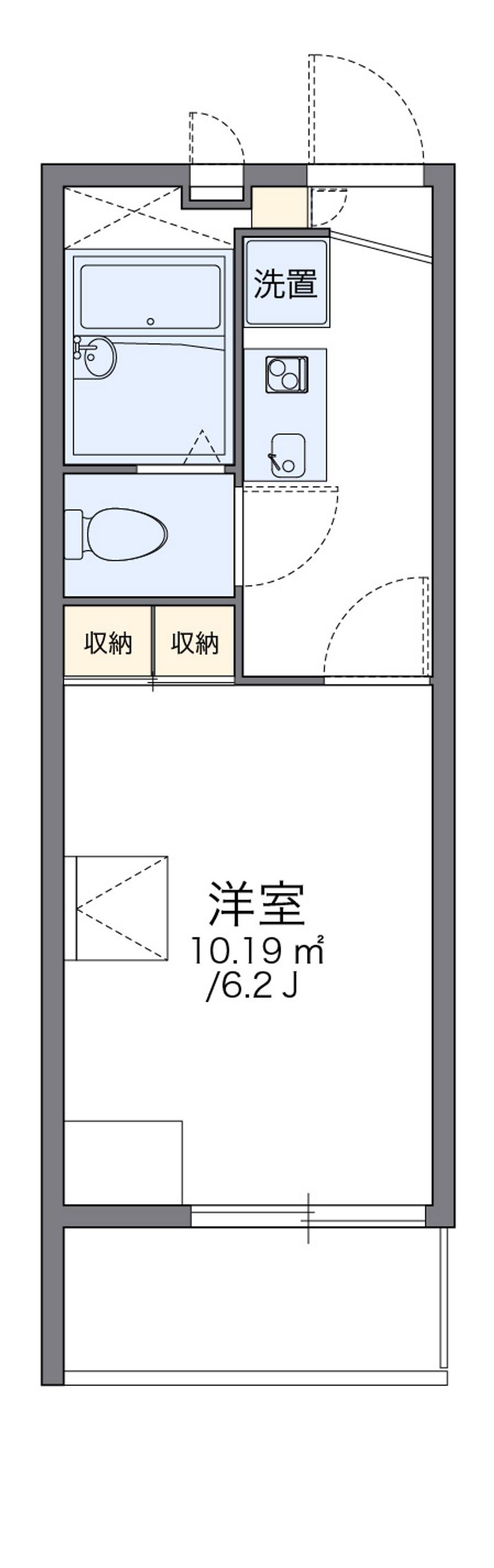 レオパレスＤｒｅａｍＳｅｅｄⅡ 間取図