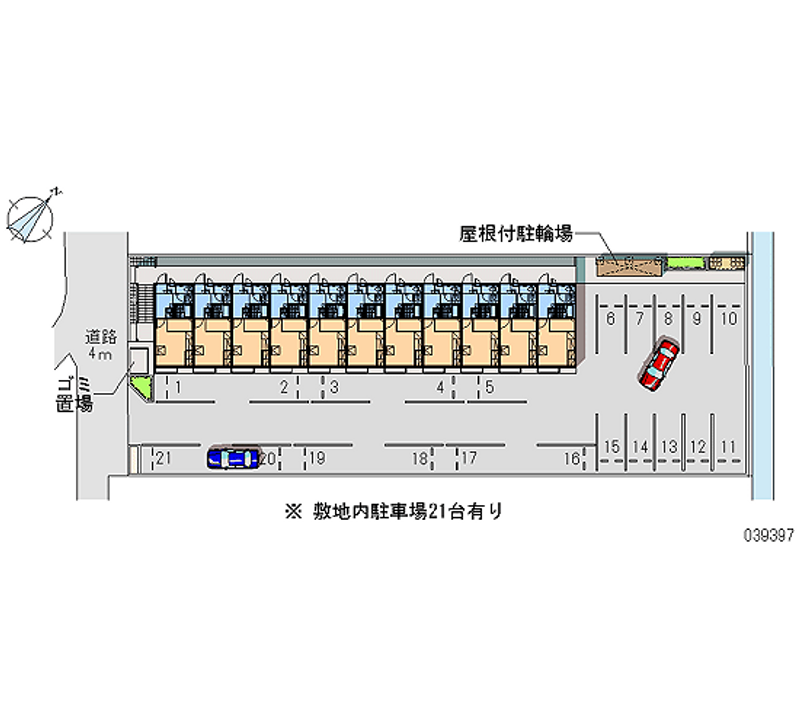 39397 bãi đậu xe hàng tháng