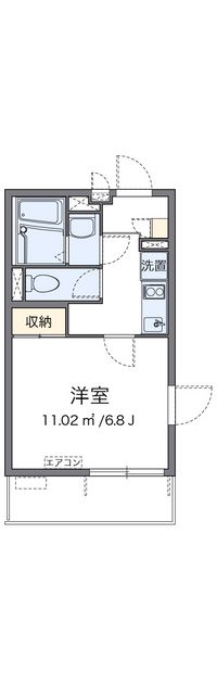 クレイノリフル川崎 間取り図