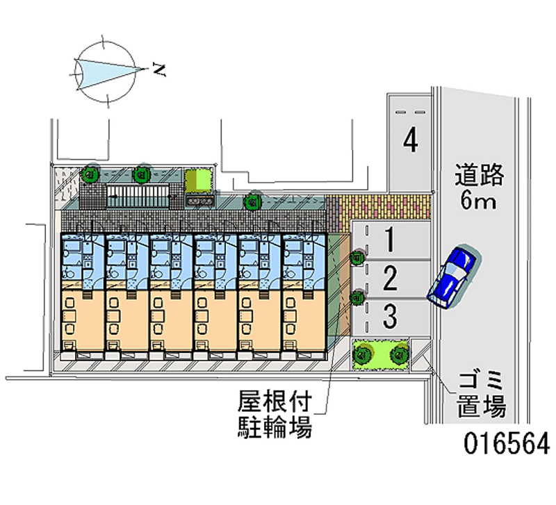 レオパレスラックコート 月極駐車場