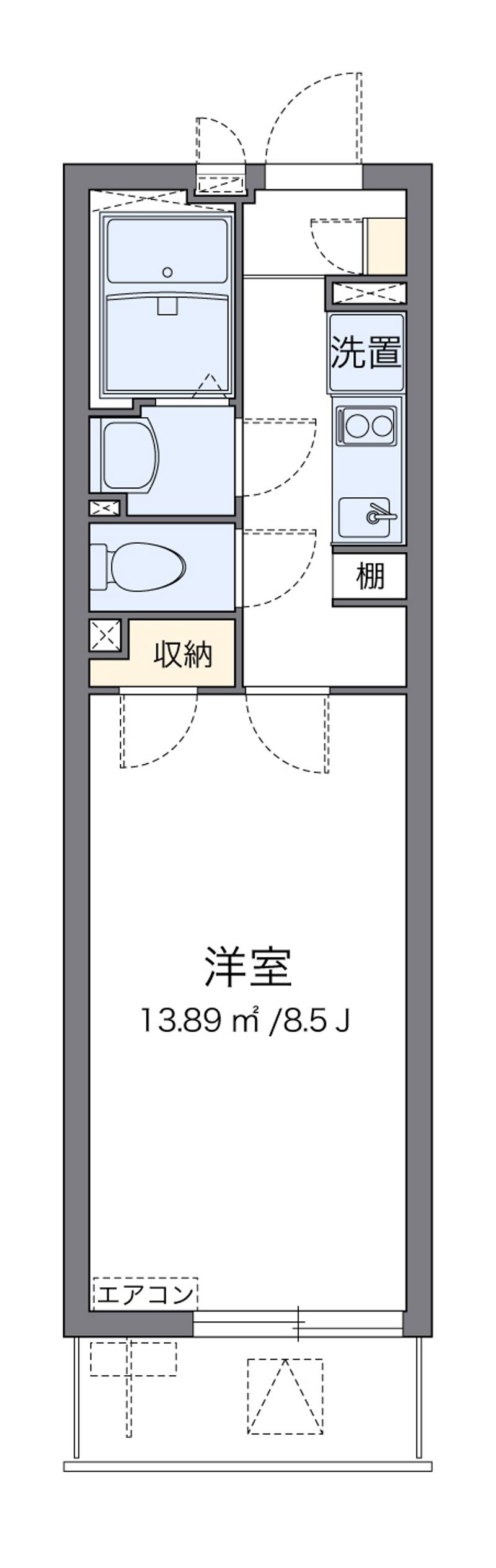 クレイノコンフォール 間取図
