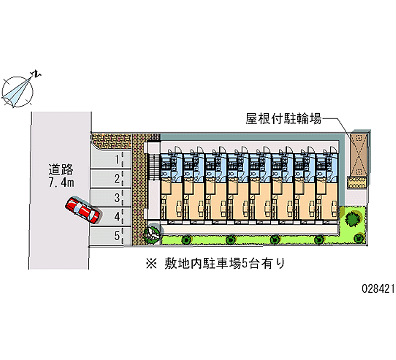 レオパレスターナー 月極駐車場