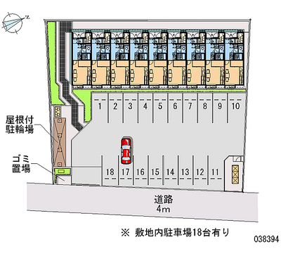 38394 Monthly parking lot