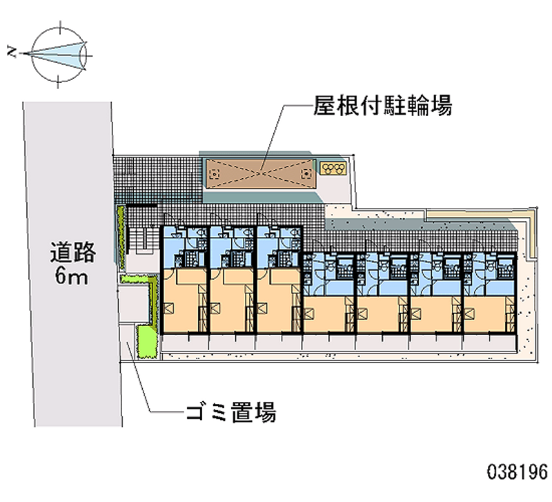 レオパレスネスト 区画図