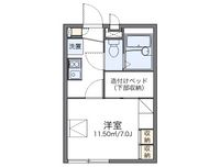 レオパレスプレミール 間取り図