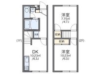 レオパレスコスモ明徳 間取り図