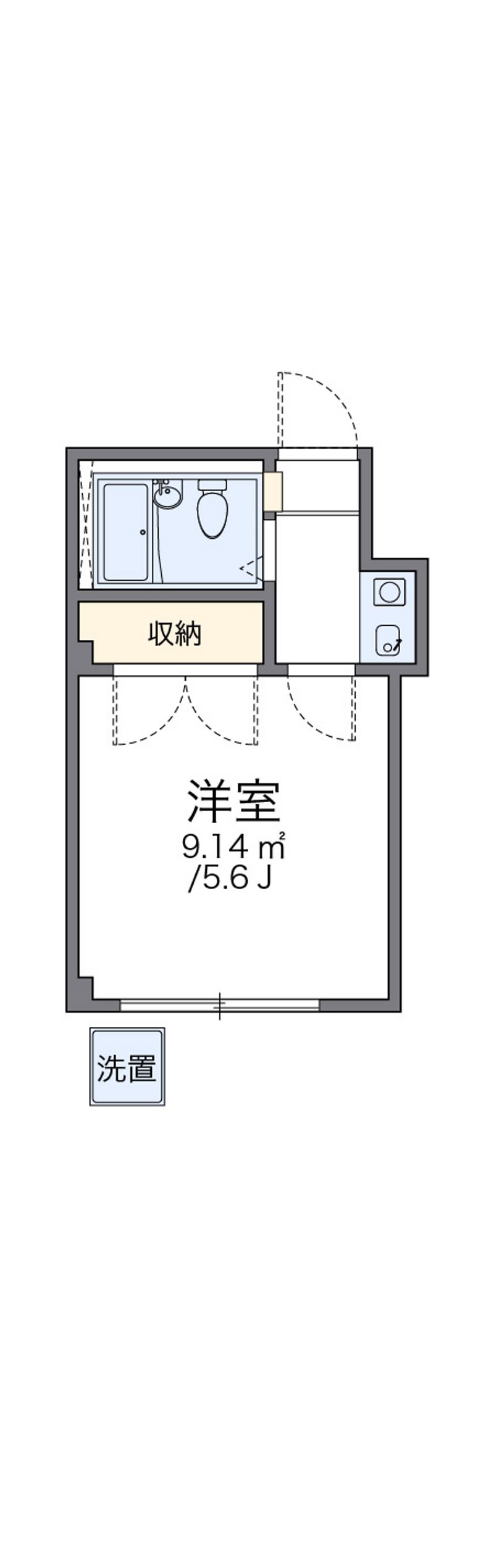 レオパレス春吉 間取図