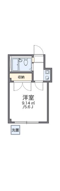 レオパレス春吉 間取り図