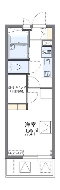 レオパレスＮＩＨＯ 間取り図