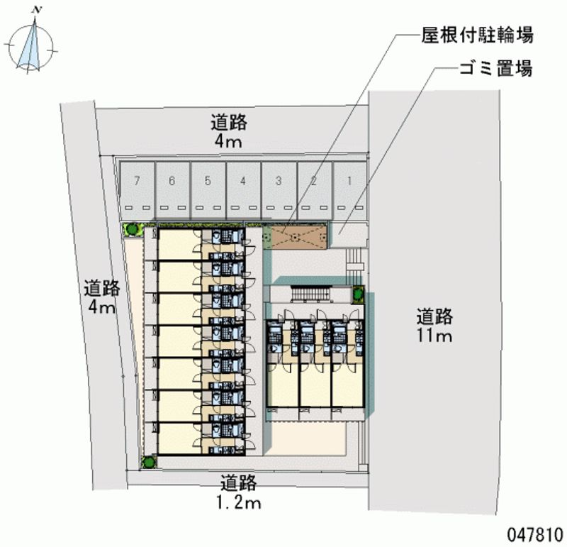 レオパレスＣａｌｍ片倉 月極駐車場