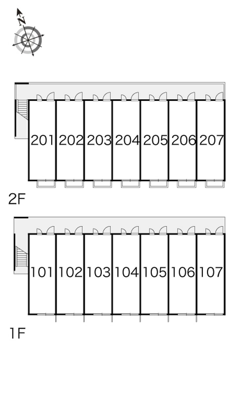 レオパレスヴィリアの夢 間取り配置図