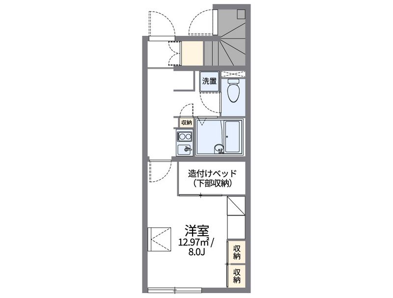 レオパレスリバーサイド弐番館 間取図