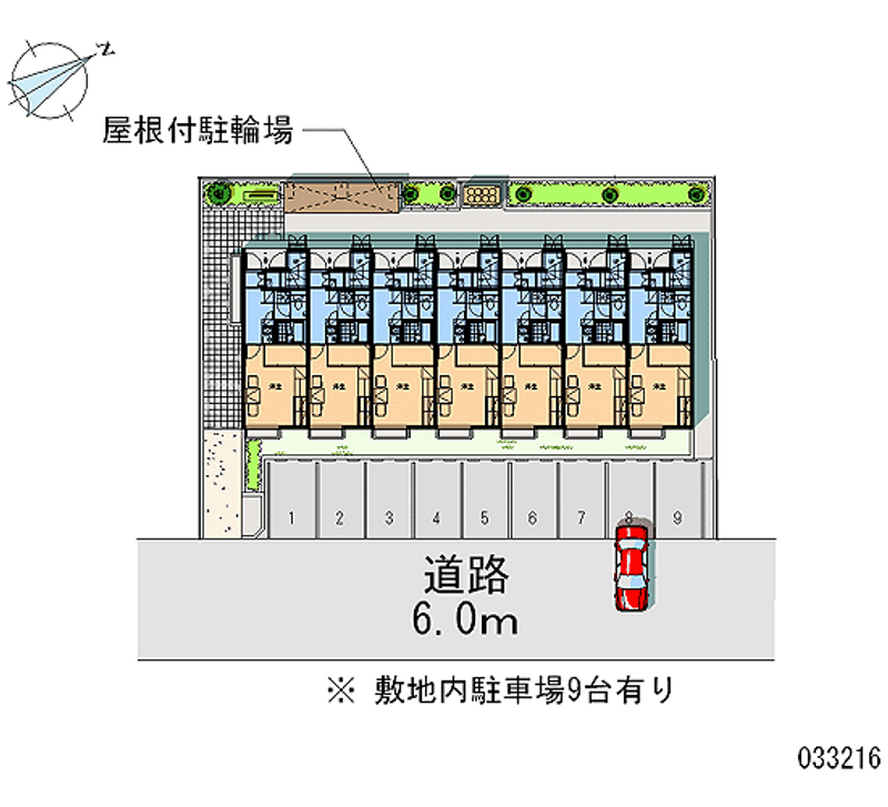 レオパレス宣留 月極駐車場