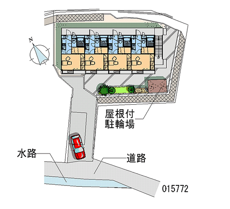 レオパレスベガ金沢文庫 区画図