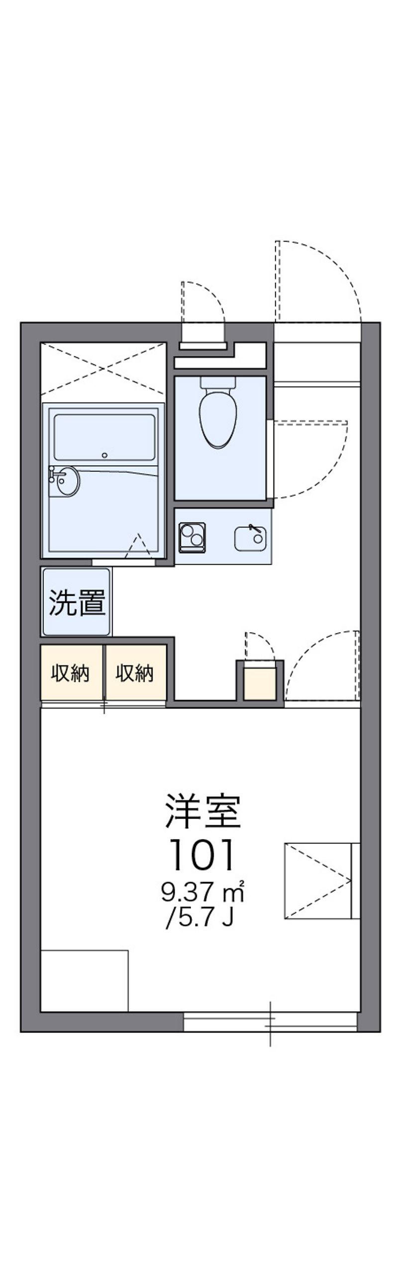 レオパレス下和田 間取図