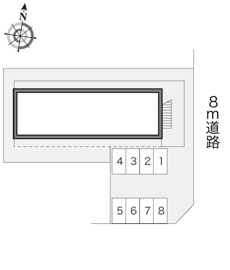 レオパレスラピュタ 配置図