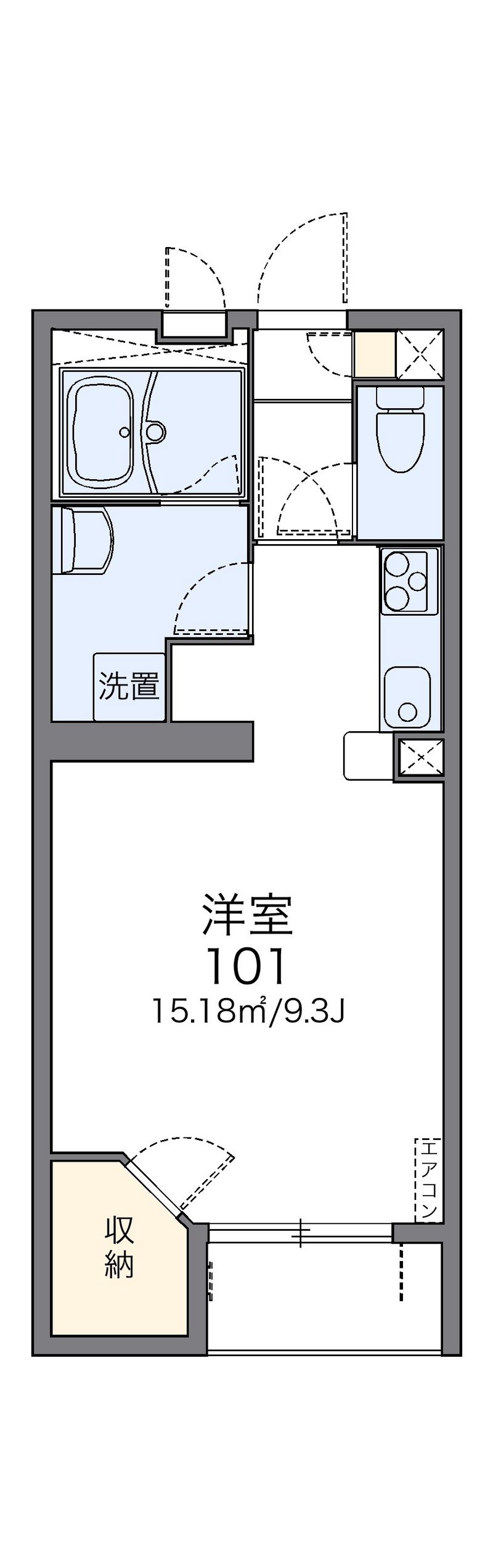 レオネクストＣｒｉｂ塚間 間取図