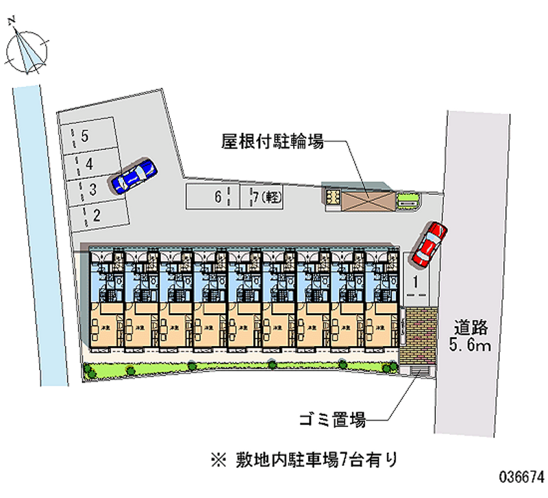 レオパレス葉山 月極駐車場