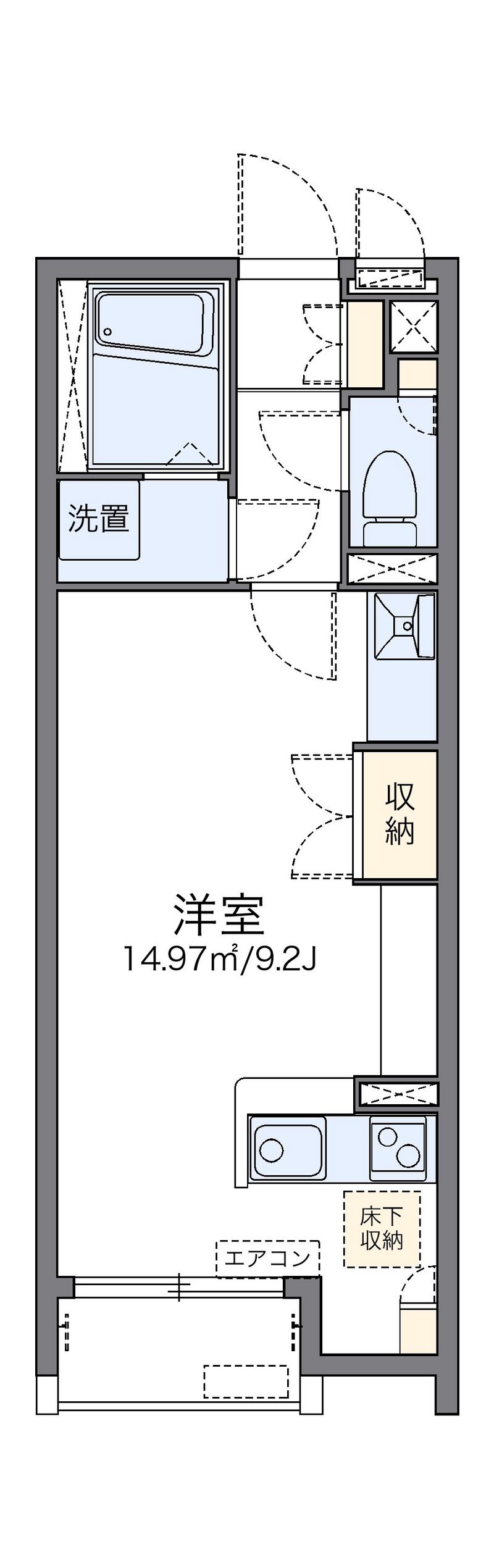 レオネクスト１８番館 間取図