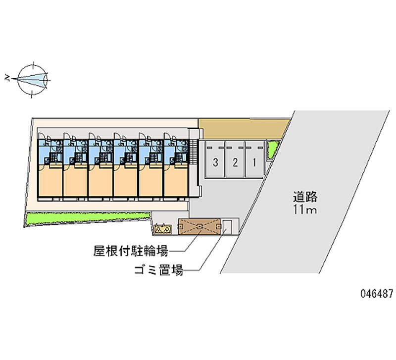 レオパレスグリーンハート 月極駐車場