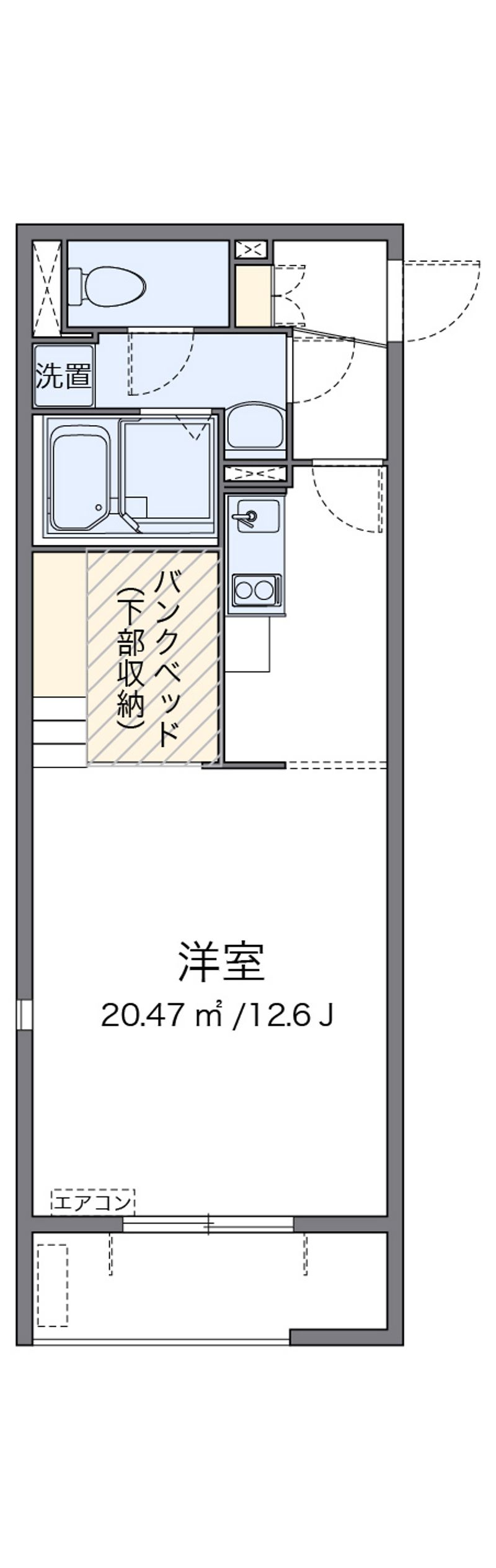 ミランダベル　エスポワール青葉 間取図