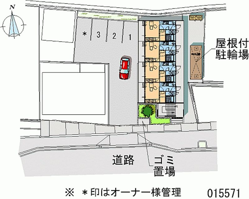 レオパレスグリシーナ 区画図