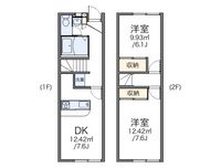 レオパレス大久保 間取り図