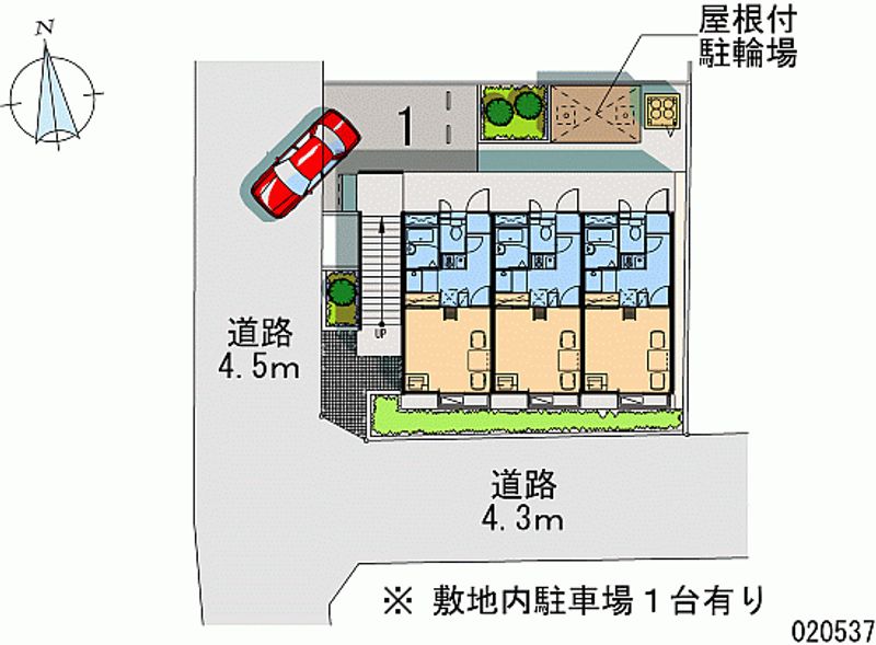 レオパレスサンクレスト 区画図