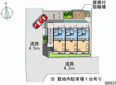 20537 Monthly parking lot