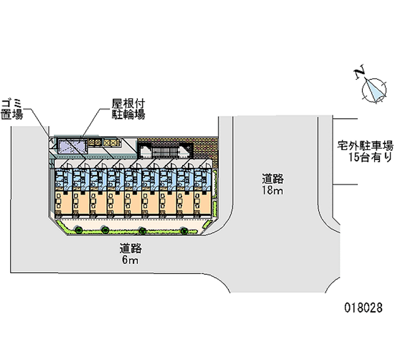 レオパレスＪＡＭ 区画図