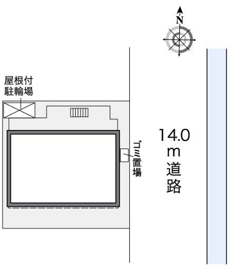 レオパレス桜花 配置図