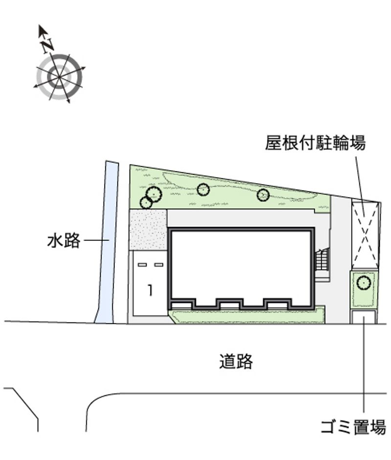 レオネクストＨＡＲＵ 配置図