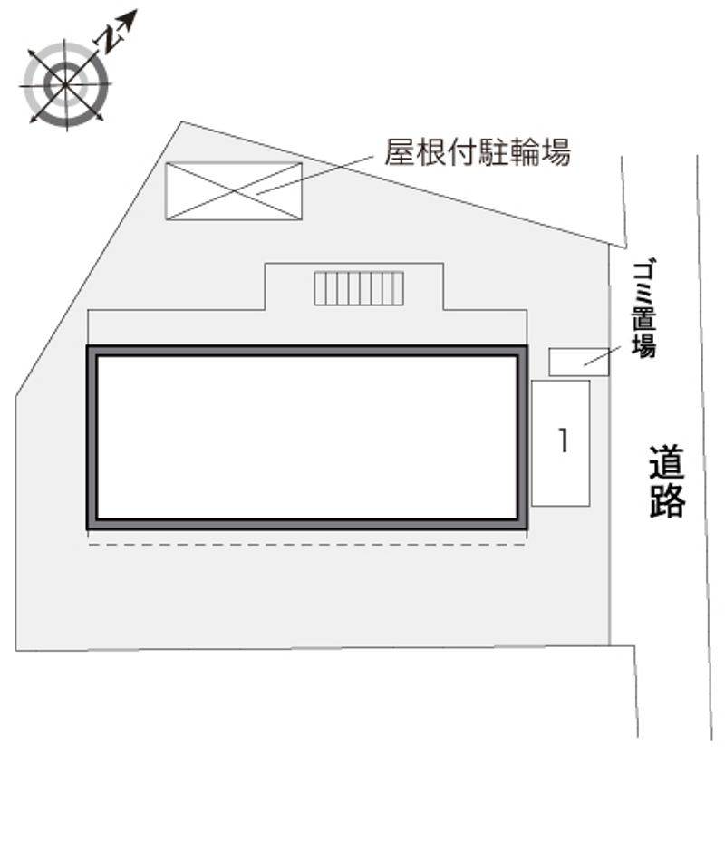 レオパレスセンタービレッジⅡ 配置図