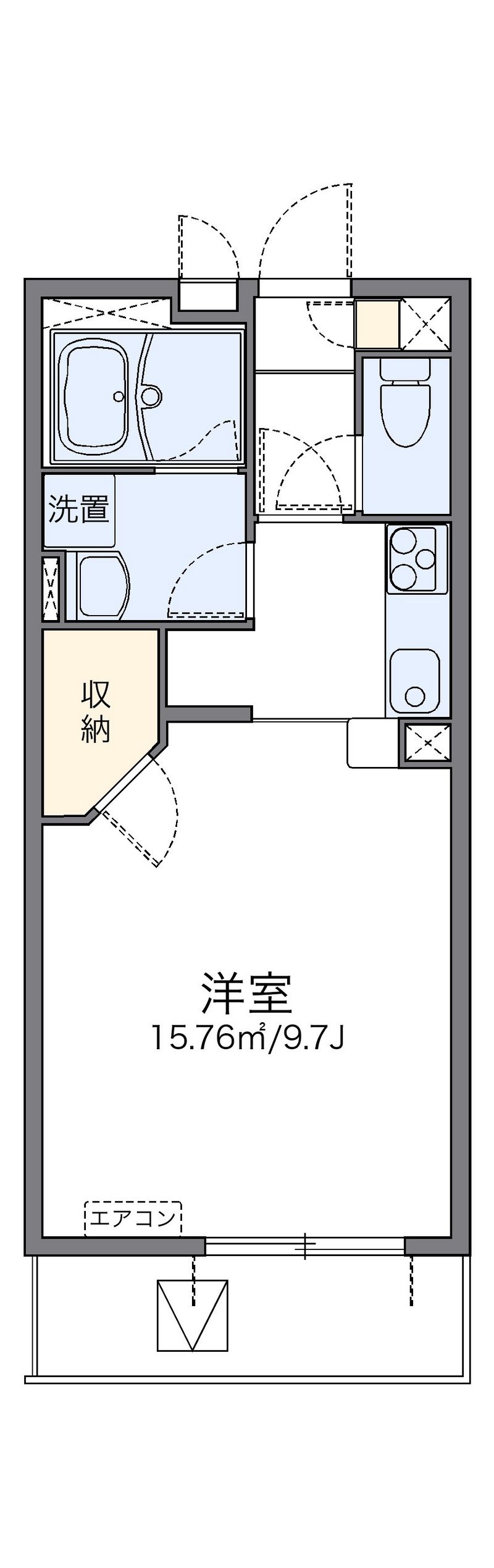 レオネクストスカイビレッジ月出 間取図