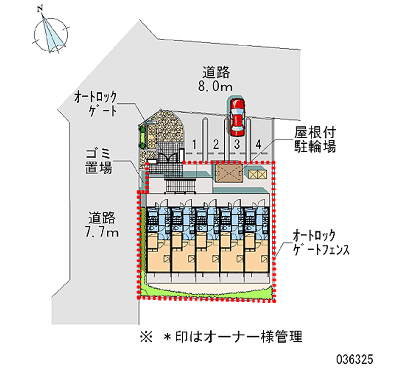 レオパレス車道 区画図