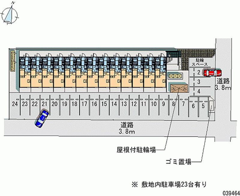 レオパレス二之宮 月極駐車場