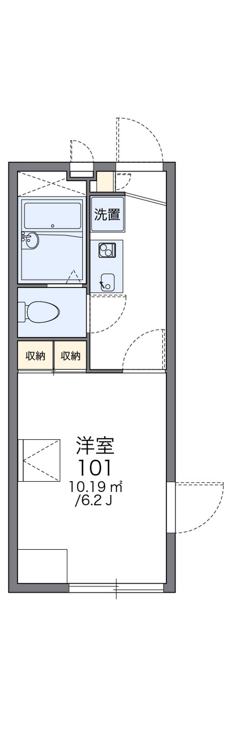 レオパレスＳＵＮ 間取図